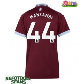 Aston Villa Johan Manzambi #44 Hemmatröja Kvinnor 2026-27 Kortärmad
